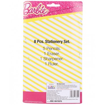 Barbie 8 pcs Stationery Set